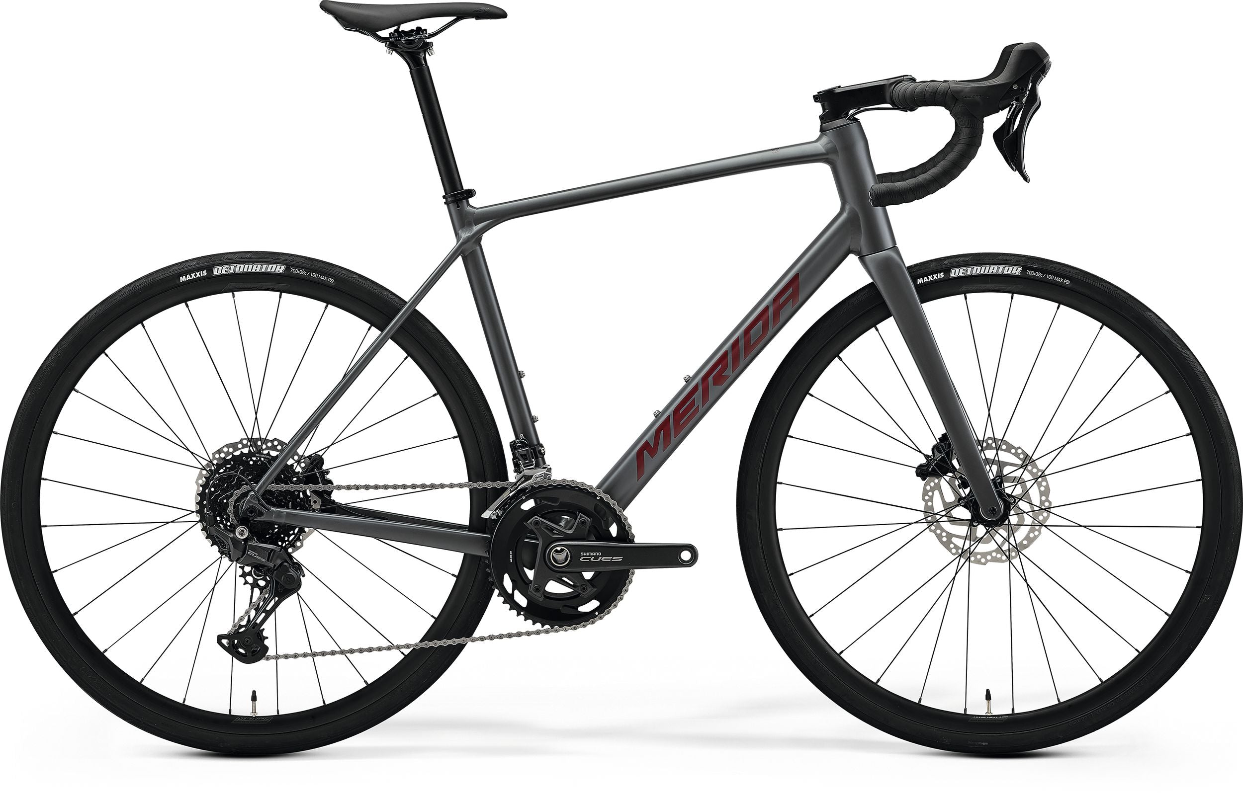 Merida Scultura Endurance 300 (Silk Cool Grey/Red) - 2026