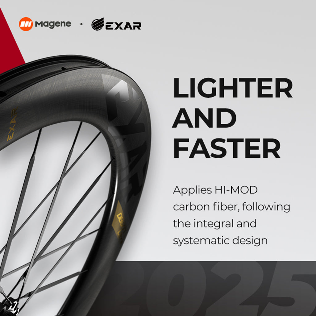 Magene EXAR Ultra DB508 Carbon Wheelset 50/58mm (Disc Brake)