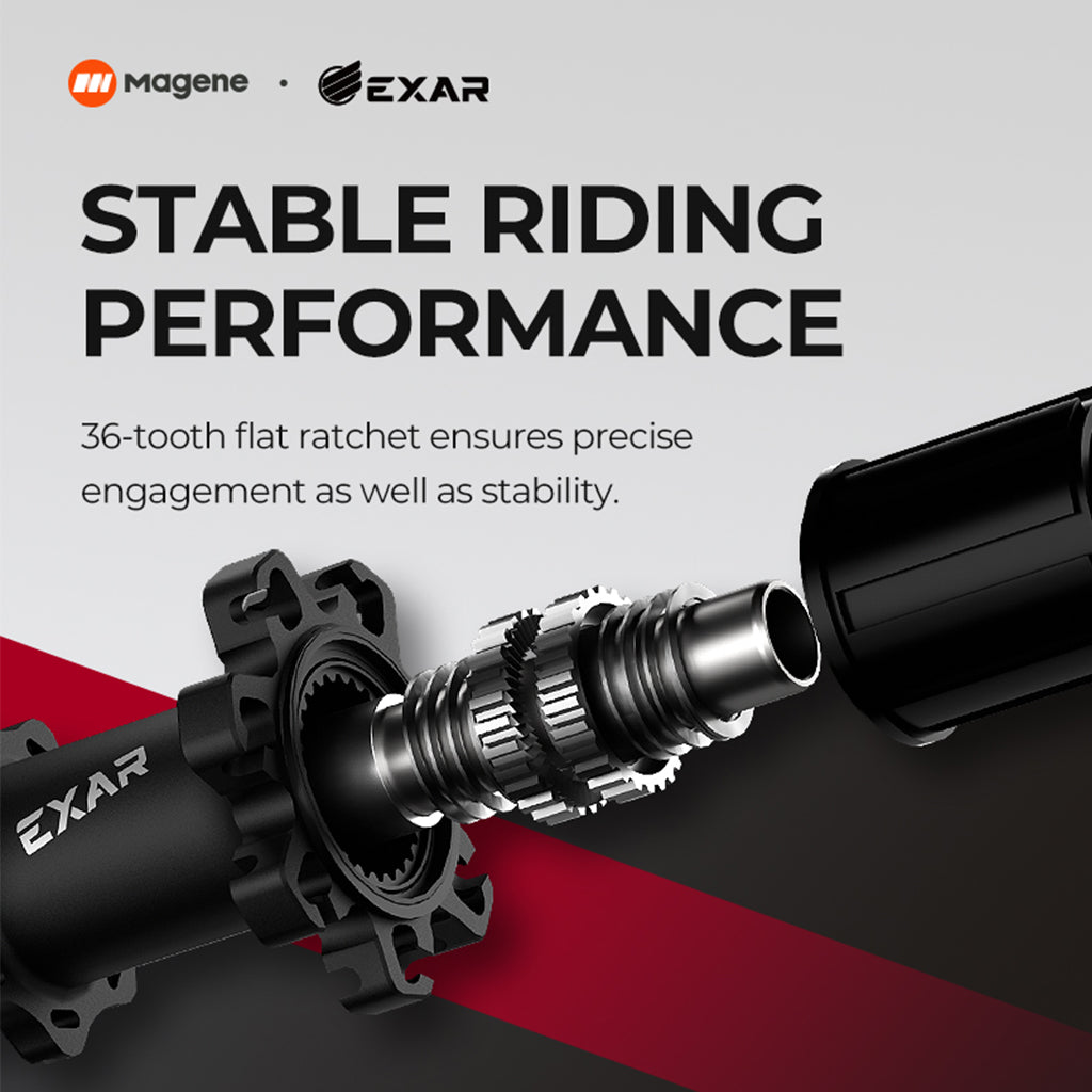 Magene EXAR Ultra DB607 Carbon Wheelset 60/67mm (Disc Brake)