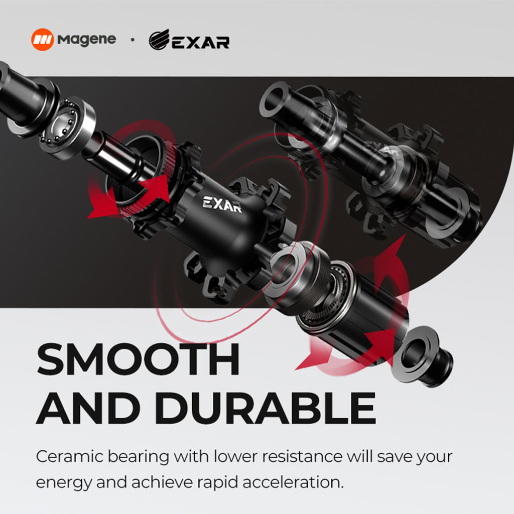 Magene EXAR Ultra DB607 Carbon Wheelset 60/67mm (Disc Brake)