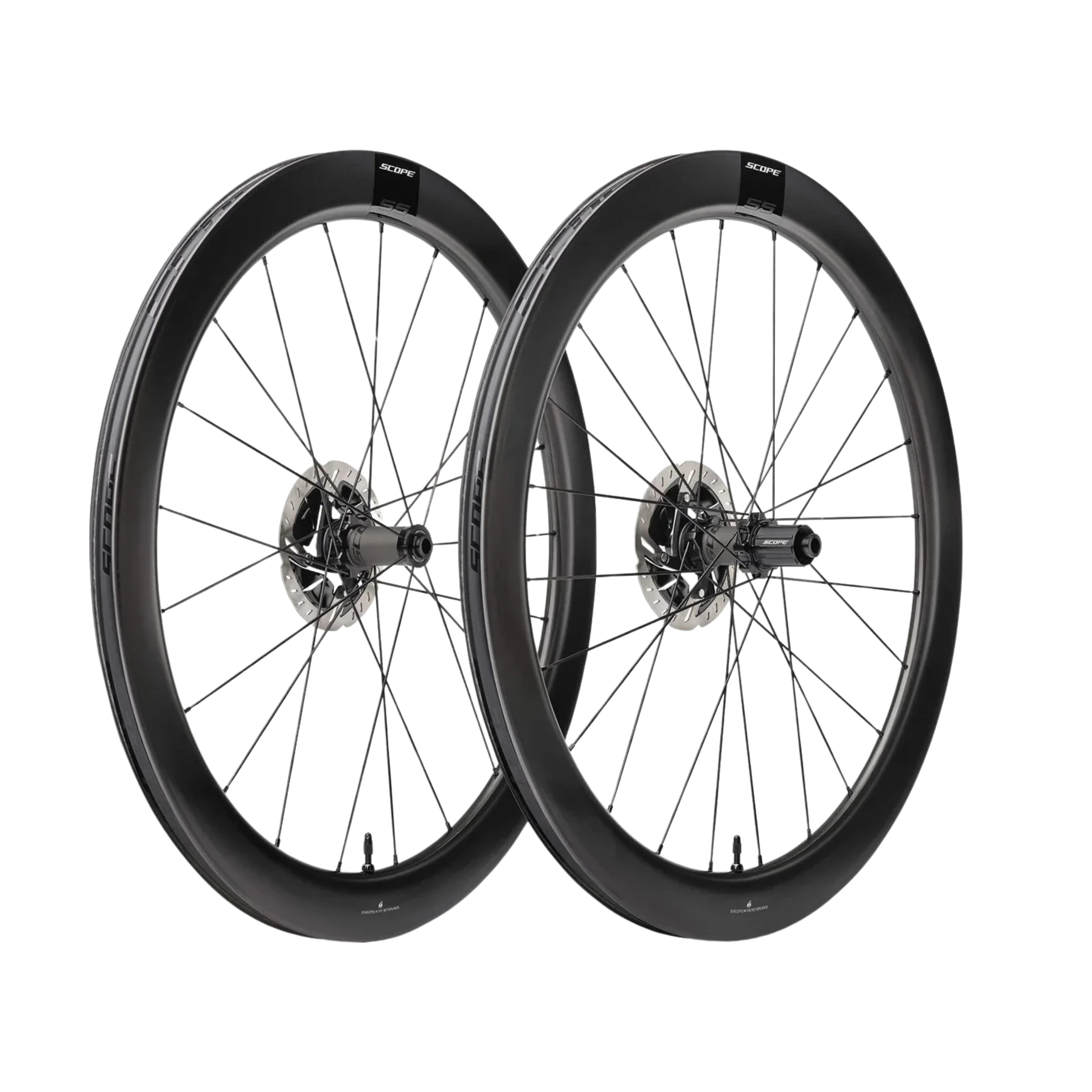 Scope S5 Aero Carbon Tubeless Disc Brake Wheel - Shimano/Sram (Black)