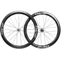 Elite Wheels Drive 50/65D Carbon Tubeless Ready Disc Brake Wheels - Shimano/SRAM (Gloss Marbel Black)