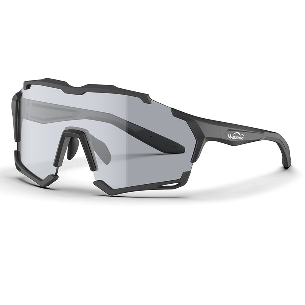 Magicshine Versatiler Photochromic Sunglasses (Clear/Black)