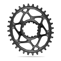 Absolute Black Oval MTB Chainring 1X SRAM Direct Mount GXP N/W (6mm Offset)-Black