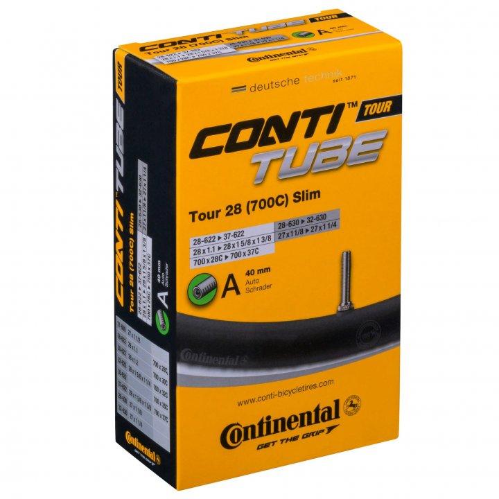 Continental Tour Slim 28 700x28-37c 40mm Schrader Inner Tube | 700C Bike Tube