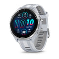 Garmin Forerunner 965 Smartwatch (Whitestone) | AMOLED Multisport Watch