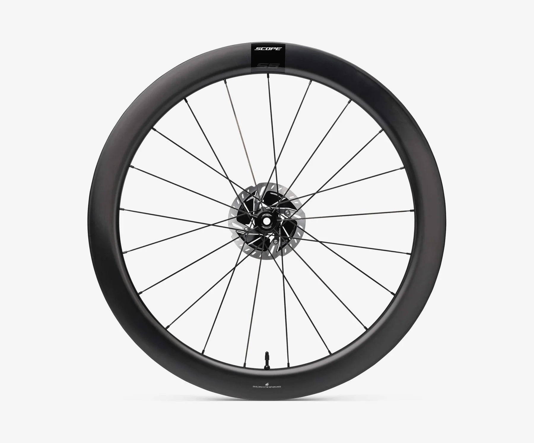 Scope S5 Aero Carbon Tubeless Disc Brake Wheel - Shimano/Sram (Black)