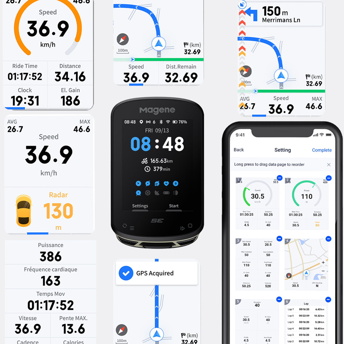 Magene C506SE GPS Bike Computer