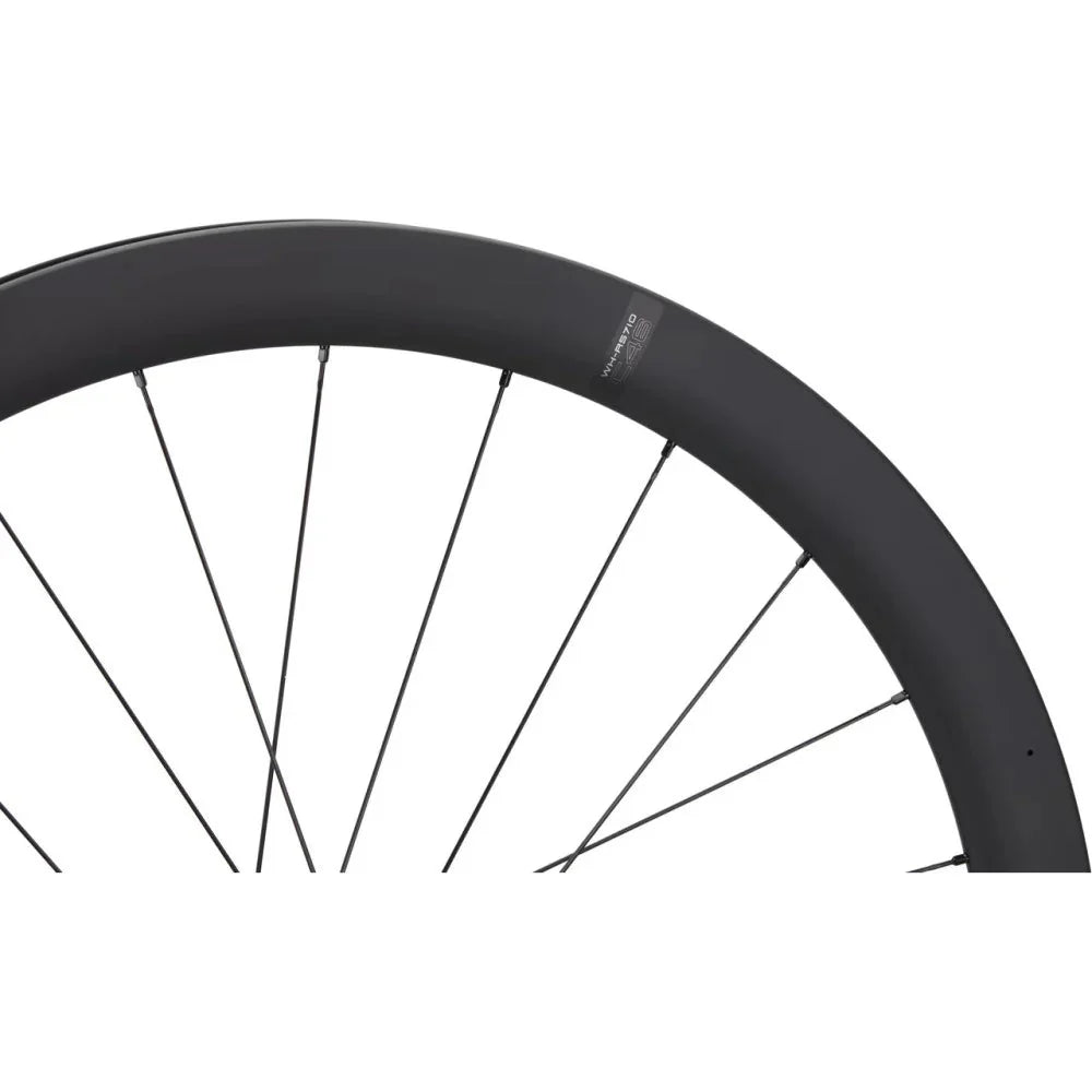 Shimano 105 WH-RS710-C46-TL C46 Tubeless Center Lock Disc Brake Wheelset