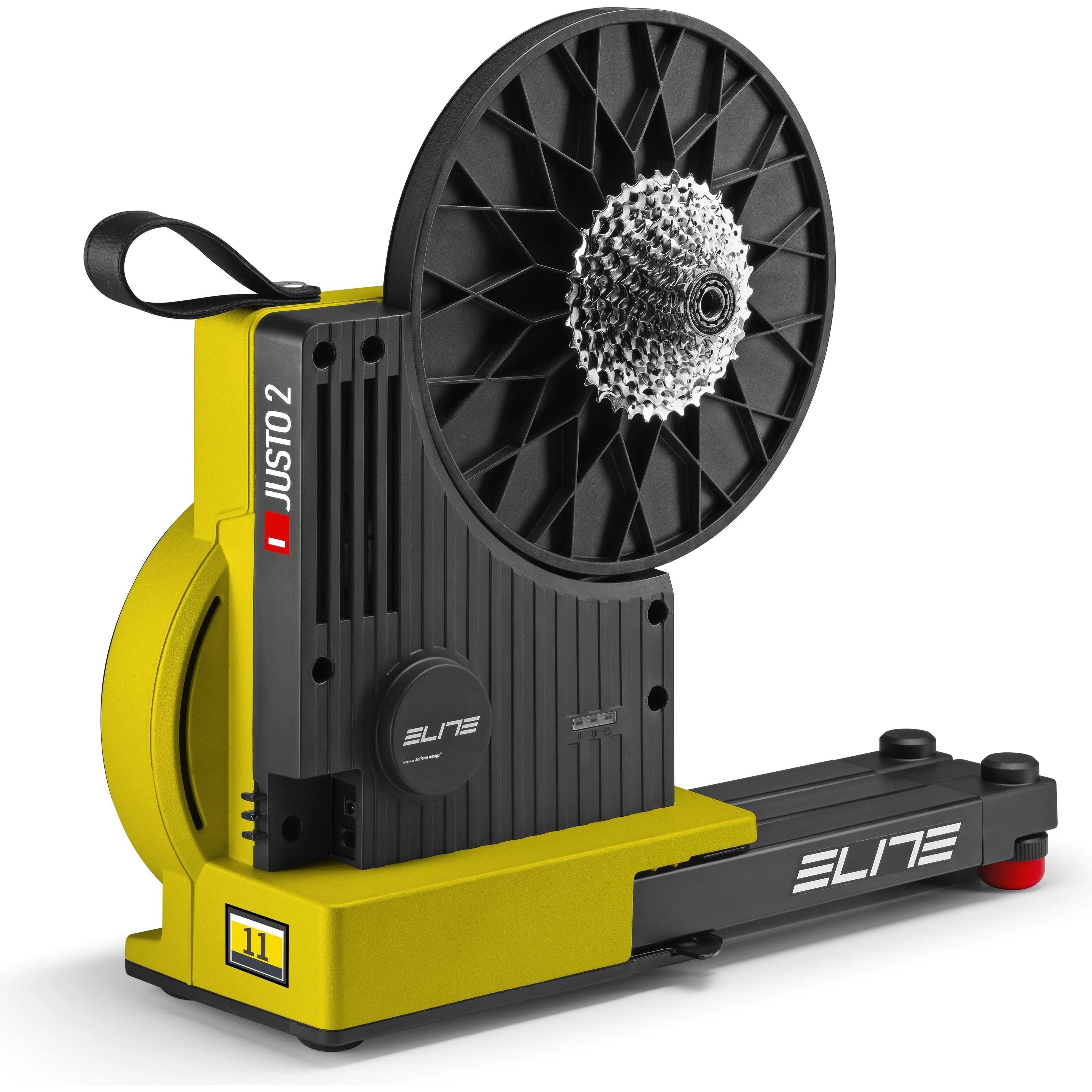 Elite Justo 2 Electromagnetic Direct Drive Smart Bicycle Trainer (Yellow)